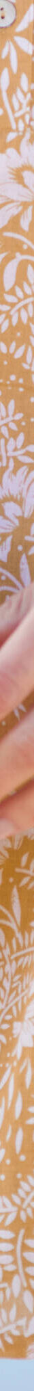 Tweekleurige, bedrukte tuniek (honing / wit) Tweekleurige, bedrukte tuniek (honing / wit)